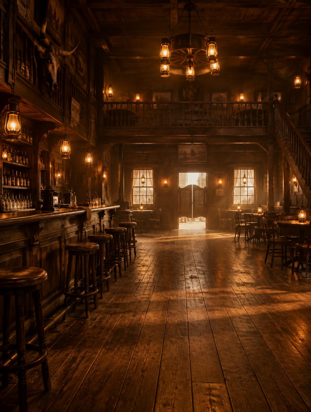 Inside the Liftoff saloon